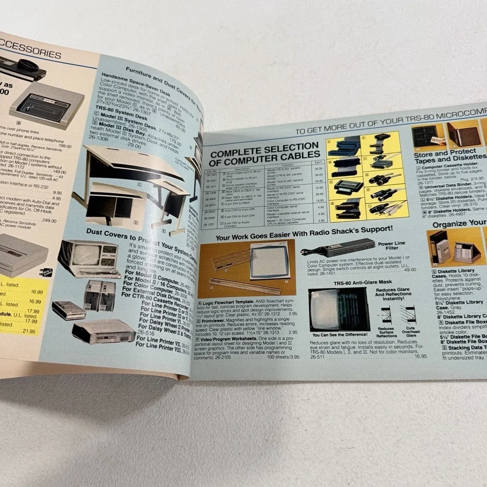 Vintage 1982 RADIO SHACK TRS-80 Microcomputer Catalog RSC-7 Computer - Picture 5 of 8